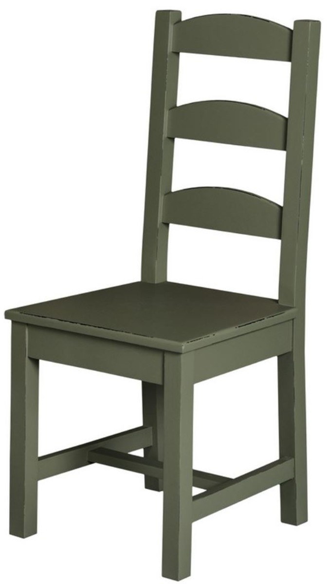 4251549337027 - Landhausstil Esszimmerstuhl 48 x 41 x H 93 cm - Verschiedene Farben - Shabby Chic EsszimmermÃ¶bel