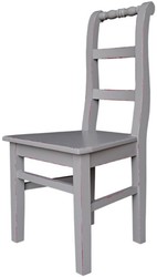 4251549337119 - Landhausstil Esszimmerstuhl 48 x 41 x H 93 cm - Verschiedene Farben - KÃ¼chenstuhl im Shabby Chic Look