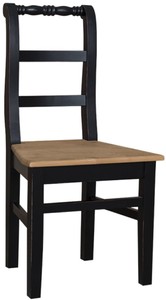 4251549337126 - Landhausstil Esszimmerstuhl 48 x 41 x H 93 cm - Verschiedene Farben - KÃ¼chenstuhl Shabby Chic Look