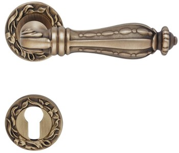 4251549343325 - Barock TÃ¼rklinken Set Messing Patiniert 151 x H 53 cm - Barockstil MÃ¶bel