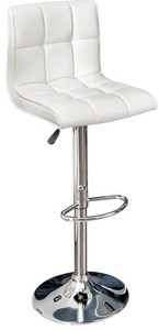 4251549337546 - Designer Barstuhl Kunstleder WeiÃ  - Barhocker - MÃ¶bel Restaurant Hotel