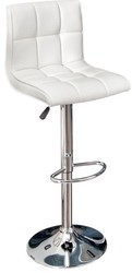 4251549337546 - Designer Barstuhl Kunstleder WeiÃ  - Barhocker - MÃ¶bel Restaurant Hotel