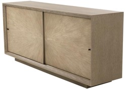 4251549337553 - Luxus Sideboard mit 2 SchiebetÃ¼ren Braun 180 x 45 x H 80 cm - Luxus QualitÃ¤t