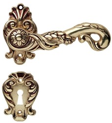 4251549343226 - Barock TÃ¼rklinken Set FranzÃ¶sisches Gold 14 x H 82 cm - Deko Accessoires im Barockstil