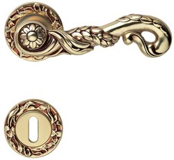 4251549343233 - Barock TÃ¼rklinken Set FranzÃ¶sisches Gold 14 x H 53 cm - Deko Accessoires im Barockstil