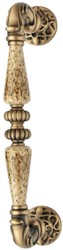 4251549343011 - Barock TÃ¼rgriff Set Messing Patiniert 46 x H 274 cm - Barockstil TÃ¼rgriff Set mit Edel Porzellan