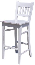 4251549338017 - Landhausstil Barstuhl 47 x 47 x H 107 cm - Verschiedene Farben - Landhausstil Shabby Chic MÃ¶bel