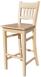 4251549338024 - Landhausstil Barstuhl 47 x 47 x H 107 cm - Verschiedene Farben - Landhausstil Shabby Chic MÃ¶bel
