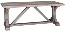 4251549338048 - Landhausstil Esstisch Naturfarben   Grau 210 x 90 x H 78 cm - Massivholz KÃ¼chentisch im Landhausstil