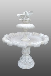 4251549338246 - Jugendstil Springbrunnen mit Tauben Ã 130 x H 155 cm - Barock & Jugendstil Gartenbrunnen