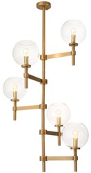 4251549338338 - Luxus Kronleuchter Antik Messing Ã 72 x H 90 cm - Hotel & Restaurant MÃ¶bel