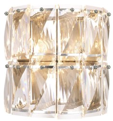 4251549338406 - Luxus Kristallglas Wandleuchte Silber 31 x 18 x H 31 cm - Hotel & Restaurant Wandlampe