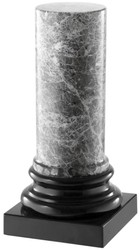 4251549338444 - Luxus MarmorsÃ¤ule Grau   Schwarz 10 x 10 x H 205 cm - Wohnzimmer Deko Accessoires