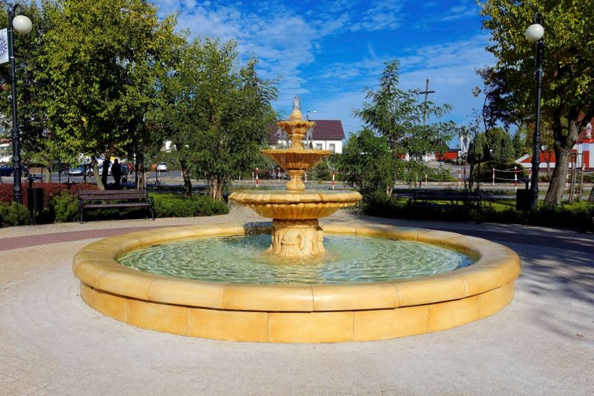 Casa Padrino Garten Deko Barock Springbrunnen Ø 465 x H