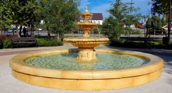 4251549338697 - Garten Deko Barock Springbrunnen Ã 465 x H 180 cm - Prunkvoller Gartenbrunnen