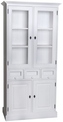 4251549339267 - Landhausstil KÃ¼chenschrank mit 4 TÃ¼ren und 3 Schubladen 98 x 50 x H 200 cm - Verschiedene Farben - KÃ¼chenmÃ¶bel