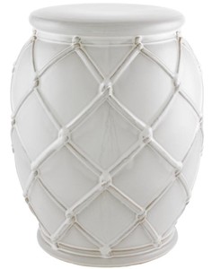 4251549339939 - Keramik Trommel Antik WeiÃ Ã 35 x H 46 cm - Luxus Kollektion