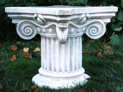 4251549339977 - Barock SÃ¤ule   BlumensÃ¤ule 58 x 58 x H 42 cm - Prunkvolle GartensÃ¤ule im Barockstil