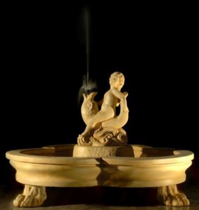 4251549340089 - Barock Gartenbrunnen   Springbrunnen Ã 185 x H 130 cm - Prunkvoller Brunnen im Barockstil