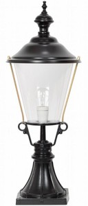 4251549340232 - Jugendstil Gartenlampe 29 x 29 x H 78 cm - Verschiedene Farben - Garten Terrassen Wege Einfahrt Beleuchtung