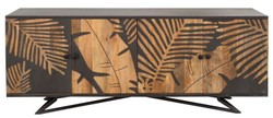 4251549341130 - Designer Kommode Sideboard 175 x 45 x H75cm  Fernsehschrank - Handgefertigt aus massivem Mangoholz!