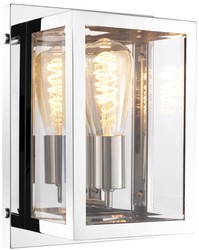 4251549341376 - Luxus Wandleuchte Silber 20 x 13 x H 28 cm - Hotel & Restaurant Leuchte