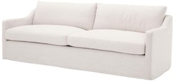 4251549341666 - Luxus Wohnzimmer Sofa WeiÃ 230 x 100 x H 75 cm - WohnzimmermÃ¶bel