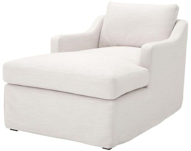 4251549341673 - Luxus Liegesessel   Schlafsessel WeiÃ 85 x 150 x H 75 cm - Wohnzimmer Sessel