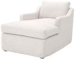 4251549341673 - Luxus Liegesessel   Schlafsessel WeiÃ 85 x 150 x H 75 cm - Wohnzimmer Sessel