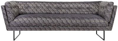 4251549341871 - Luxus Wohnzimmer Sofa Bronze   Braun   Schwarz 230 x 87 x H 78 cm - WohnzimmermÃ¶bel