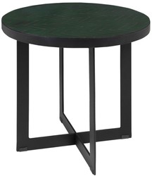 4251549342076 - Luxus Couchtisch GrÃ¼n   Schwarz Ã 50 x H 45 cm - Runder Wohnzimmertisch mit Keramik Fliesen