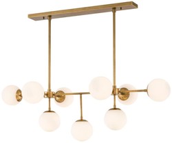 4251549342380 - Luxus Kronleuchter Antik Messing   WeiÃ 130 x 60 x H 40 cm - Luxus MÃ¶bel