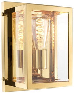 4251549342397 - Luxus Wandleuchte Gold 20 x 13 x H 28 cm - Hotel & Restaurant Leuchte