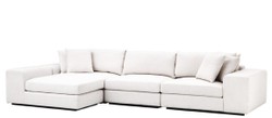 4251549342755 - Luxus Wohnzimmer Ecksofa WeiÃ   Schwarz 380 x 200 x H 90 cm - Luxus MÃ¶bel