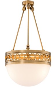 4251549343424 - Luxus Kronleuchter Antik Messing   WeiÃ Ã 36 x H 675 cm - Luxus QualitÃ¤t