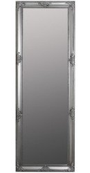 4251549343608 - Barock Wandspiegel Silber 65 x H 190 cm - Handgefertigter Barock Spiegel mit Holzrahmen und wunderschÃ¶nen Verzierungen