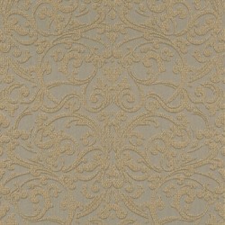 4251549343837 - Barock Textiltapete Braun   Gold - 1005 x 053 m - Stofftapete mit strukturierter OberflÃ¤che