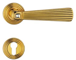 4251549344001 - Luxus TÃ¼rklinken Set mit Swarovski Kristallglas Gold 16 x H 54 cm - TÃ¼rgriffe im aristokratischen Stil