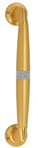 4251549344124 - Luxus TÃ¼rgriff Set Gold 5 x H 317 cm - TÃ¼rgriffe besetzt mit Swarovski Kristallen