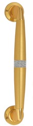 4251549344124 - Luxus TÃ¼rgriff Set Gold 5 x H 317 cm - TÃ¼rgriffe besetzt mit Swarovski Kristallen