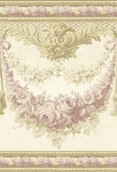 4251549344131 - Barock Papiertapete Beige   Gold   Rosa - 500 x 061 m - Prunkvolle Mustertapete mit Blumen Design und wunderschÃ¶nen Verzierungen