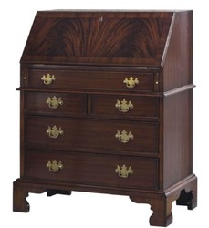 4251549344223 - Luxus Schreibkommode mit 12 Schubladen Dunkelbraun 77 x 44 x H 102 cm - Luxus MÃ¶bel