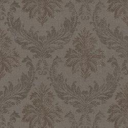 4251549344513 - Barock Textiltapete   Stofftapete Braun - 1005 x 053 m - Tapete mit Vlies Struktur