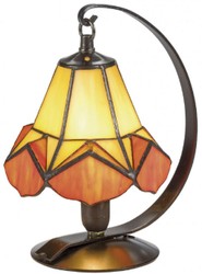 4251549345305 - Luxus Tiffany Tischleuchte Gelb   Orange Ã 15 x H 23 cm - Handgefertigte Leuchte aus 36 Teilen