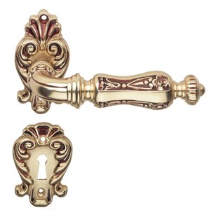 4251549345466 - Barock TÃ¼rgriff Set FranzÃ¶sisches Gold 15 x H 82 cm - TÃ¼rklinken im Barockstil