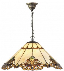 4251549345589 - Luxus Tiffany HÃ¤ngeleuchte Mehrfarbig Ã 50 x H 95 cm - Handgefertigte Pendelleuchte aus 288 Teilen