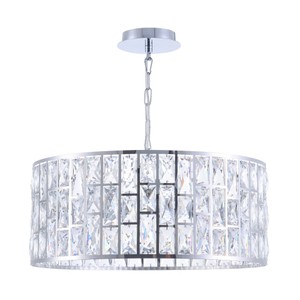 4251549346623 - Luxus Kronleuchter Silber Ã 50 x H 212 cm - Eleganter Kronleuchter mit Kristallglas