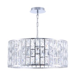 4251549346623 - Luxus Kronleuchter Silber Ã 50 x H 212 cm - Eleganter Kronleuchter mit Kristallglas