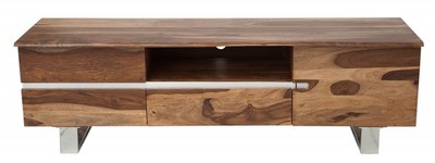 4251549346630 -  Designer Fernsehschrank Natur B160cm x H50cm x T45cm - Sideboard - Kommode - Handgefertigt Massivholz!