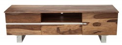 4251549346630 -  Designer Fernsehschrank Natur B160cm x H50cm x T45cm - Sideboard - Kommode - Handgefertigt Massivholz!